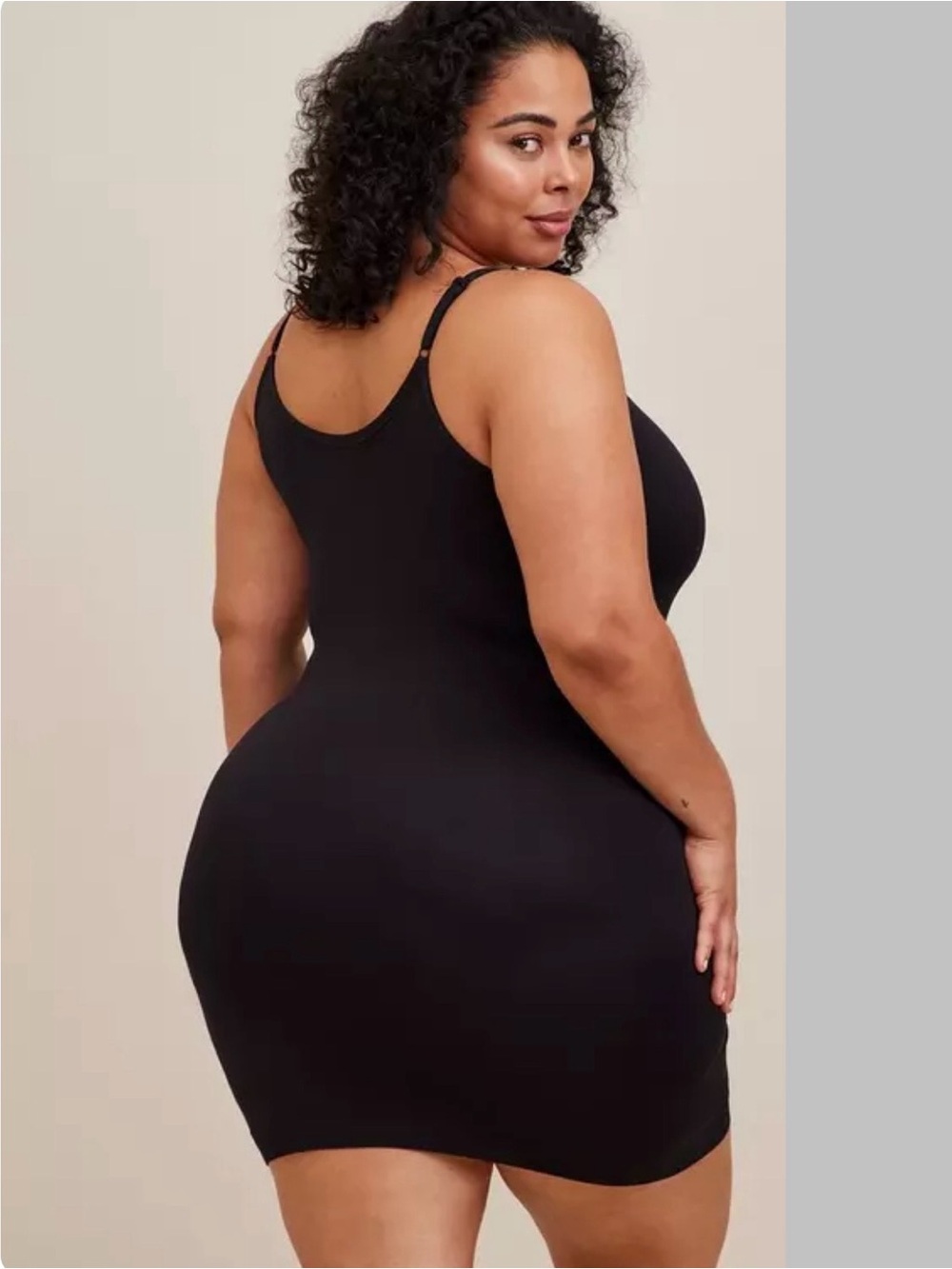 Torrid Curve Black Seamless 360° Smoothing Shapewear Slip Dress Size 2X